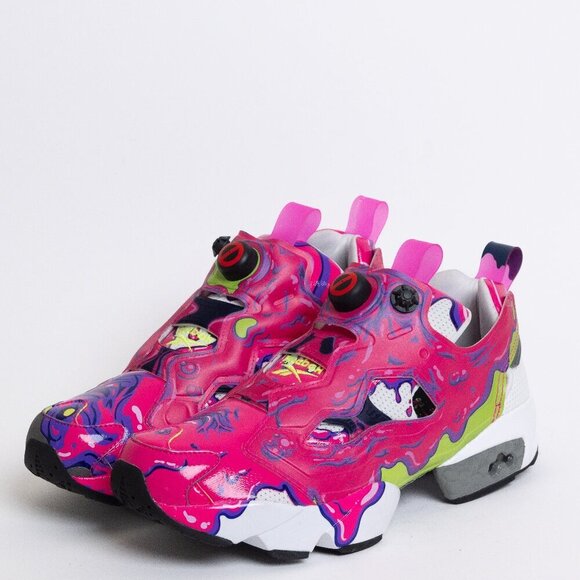 NEW Reebok Instapump Fury Ghostbusters Sneaker Pink Slime - Picture 3 of 16